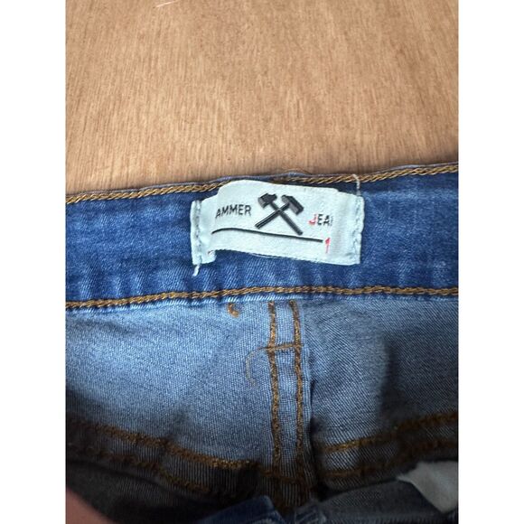 Hammer Jeans Distressed Skinny Denim Blue Women’s Size 13 - Picture 4 of 6